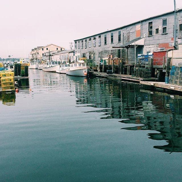 Portl和 harbor near the UNE health professions campus in Portl和, Maine.